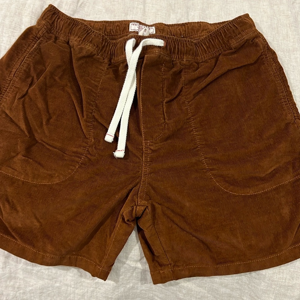 Wallace and Barnes x J Crew Brown Corduroy Shorts